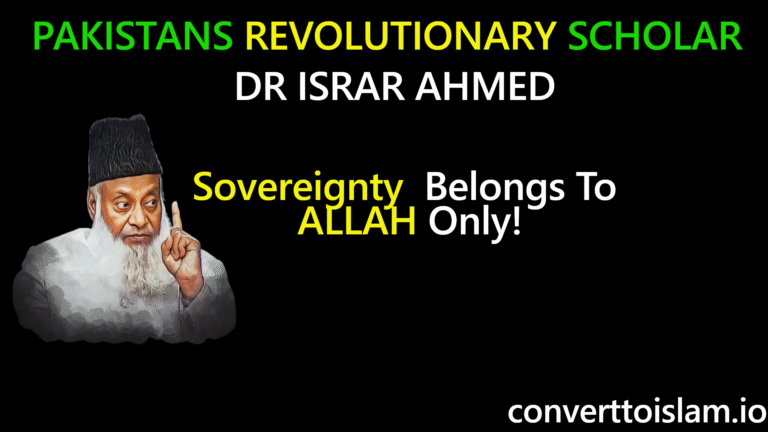 Dr Israr Ahmed A Visionary Scholar Of Islamic Revival Convert To Islam