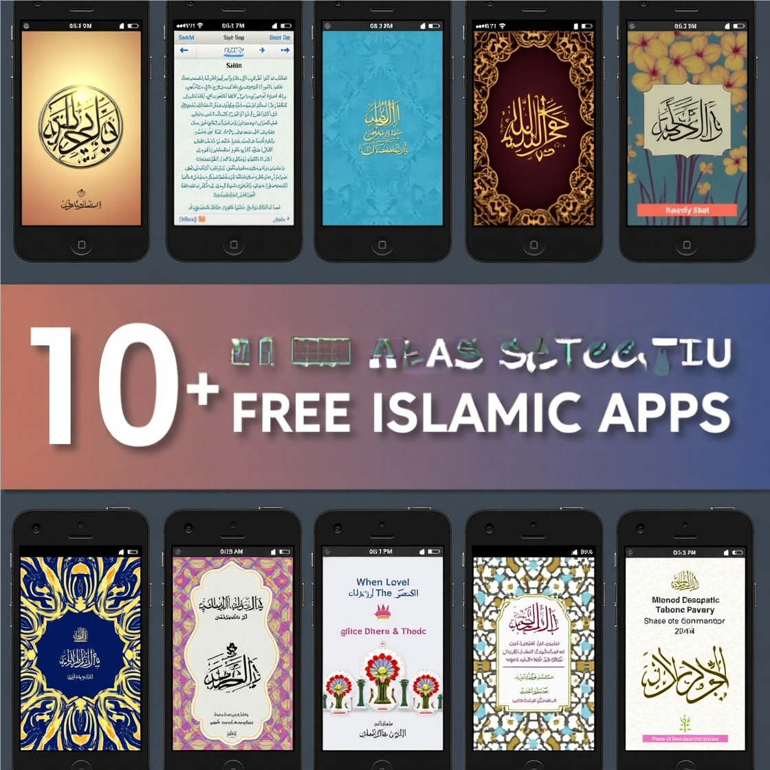 ☝Top 10 Free Islamic Apps for Learning and Praying